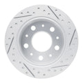 R1 14-21 Ram Promaster 3500 Rear Left Drilled & Slotted Geoperformance Rotor