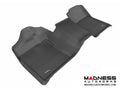 3D MAXpider 2007-2013 Chevrolet/GMC Silverado/Sierra Regular Cab Kagu 1st Row Floormat - Black