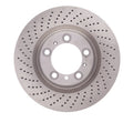 DFC 07-13 Porsche 911 Left Rear Drilled Brake Rotor