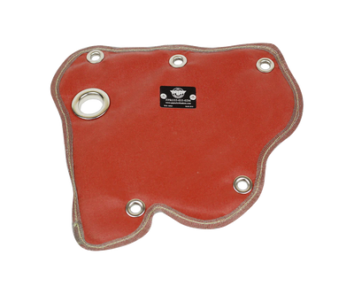 PTP Turbo Blankets Red / Fiberglass Fiat 500T and 500L and Abarth Turbo Blanket