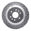 R1 Concepts Brake Rotor Drilled and Slotted Silver Fits Kia Borrego
