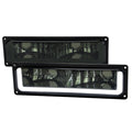 BUMPER LIGHT CHROME HOUSING AND SMOKED LENS WITH LED BAR