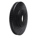R1 97-05 Buick Park Avenue Front Left Drilled & Slotted Black Brake Rotor