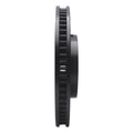 R1 97-05 Buick Park Avenue Front Left Drilled & Slotted Black Brake Rotor