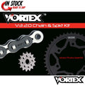 Vortex Racing V3 2.0 Chain and Sprocket Kit 3288-14,452AK-42,520SX3-108- Black