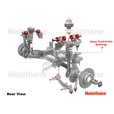Control arm - upper bushing 4 Shell Bushings 4 Tubes 8 Bolts 14 Washers 4 Nuts Install Guide Grease