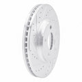 R1 05-05 Buick Park Avenue Front Left Drilled & Slotted Silver Brake Rotor