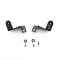 ~(3 lbs. 12X8X7)~ 2015-2017 DODGE RAM 1500 REBEL: Front Bumper Top LED Light Bar Mounts - to mount 20in ZROADZ LED or Similar. Brackets Only Mild steel Back Powdercoated