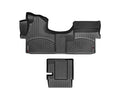 WeatherTech Black Front and Rear Floorliners - Over The Hump Fits -20-26 Sprinter 4415221-442492
