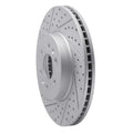 R1 09-10 Kia Borrego Front Left Drilled & Slotted Geoperformance Rotor