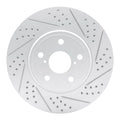 R1 01-06 Lexus Ls430 Front Right Drilled & Slotted Geoperformance Rotor