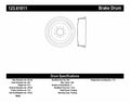 Centric C-TEK Standard Brake Drum - Rear
