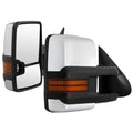 xTune Chevy Silverado 99-06 G3 LED Signal Telescoping Mirror Chrome - SET MIR-CS03S-G3C-MA-AM-SET