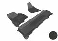 3D MAXpider 2011-2012 Ford F-250/350/450 Supercrew Kagu 1st & 2nd Row Floormats - Black