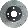 StopTech 91-03 Ford Escort ZX2 / 92-95 Mazda MX-3 Slotted & Drilled Right Front Rotors