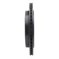 R1 07-17 Ford Expedition Rear Left Drilled & Slotted Black Brake Rotor