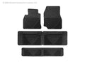 WeatherTech 98-07 Lexus LX470 Front/Rear/and Rear Rubber Mats - Black