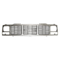 GRILLE SIL/DK ARG W/ SINGLE SEALED BEAM TYPE HEADLAMP C/K P/U 8893; SUBURBAN/YUKON 9293