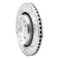 R1 Concepts Brake Rotor Drilled and Slotted Silver Fits Buick Rainier