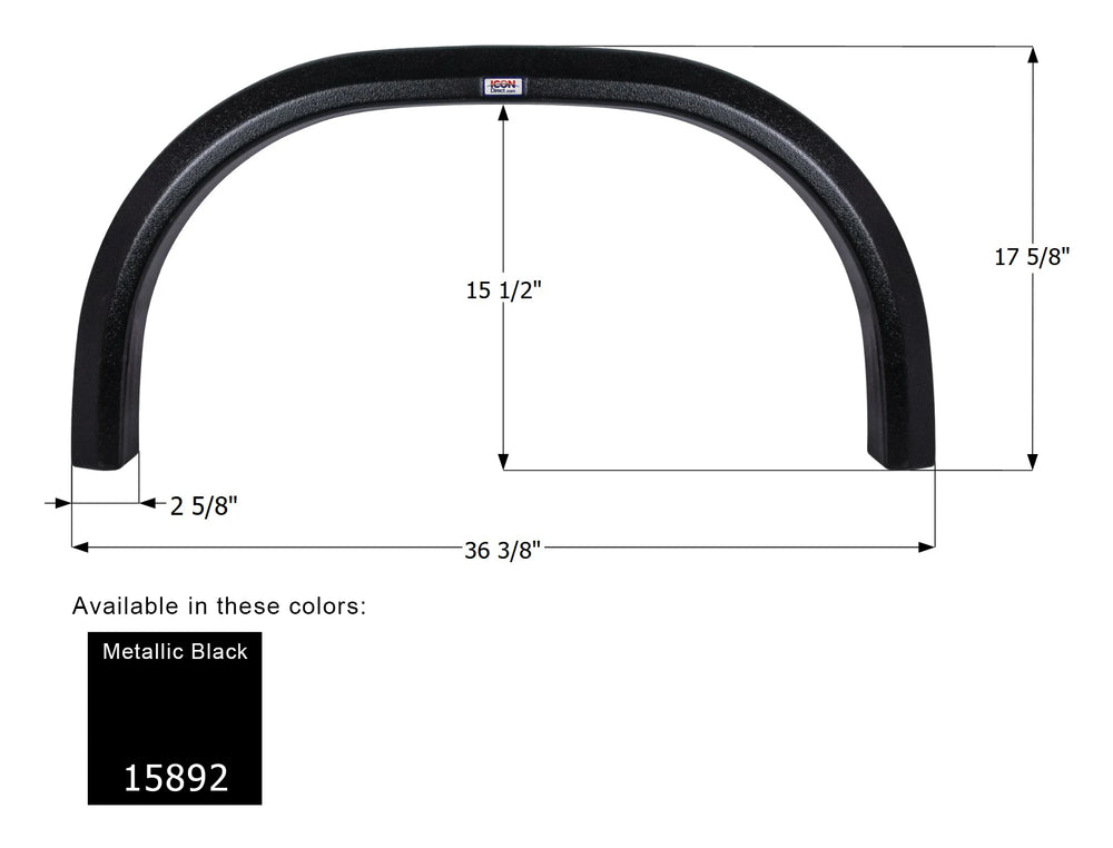 FENDER SKIRT, SINGLE, FOREST RIVER,