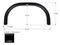 FENDER SKIRT, SINGLE, FOREST RIVER,