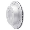 DFC 99-25 Chevrolet Suburban 2500 Rear Left Drilled & Slotted Geoperformance Rotor