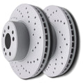 0205 HUMMER H2 DRILLED SLOTTED REAR ROTOR D/S DRIVER SIDE