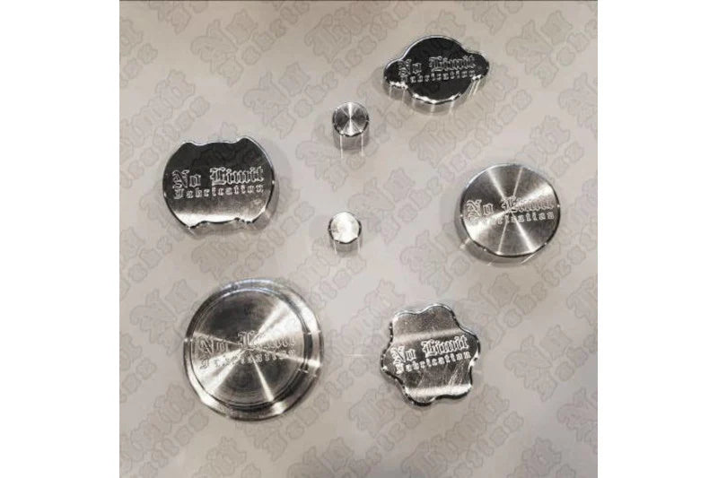 No Limit Complete Cap Set for 2020 Ford PowerStroke Polished