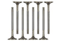 GSC P-D 4G63T Evo 1-9 / 90-98 DSM Chrome Polished Exhaust Valve - 31.5mm Head (+1mm) - SET 8