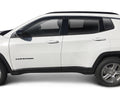 Low Profile Ventvisor Deflector Smoke with Chrome Trim Outside Mount 4 Piece For 2017-2023 Jeep Compass Husky Liners