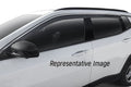 Low Profile Ventvisor Deflector Smoke with Chrome Trim Outside Mount 4 Piece For 2017-2023 Jeep Compass Husky Liners