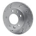 DFC 02-06 Dodge Sprinter 2500 Front Left Drilled & Slotted Silver Brake Rotor