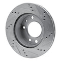 DFC 02-06 Dodge Sprinter 2500 Front Left Drilled & Slotted Silver Brake Rotor