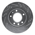 DFC 02-06 Dodge Sprinter 2500 Front Left Drilled & Slotted Silver Brake Rotor
