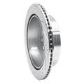 DFC 10-24 Lexus GX460 Rear Right Drilled & Slotted Silver Brake Rotor