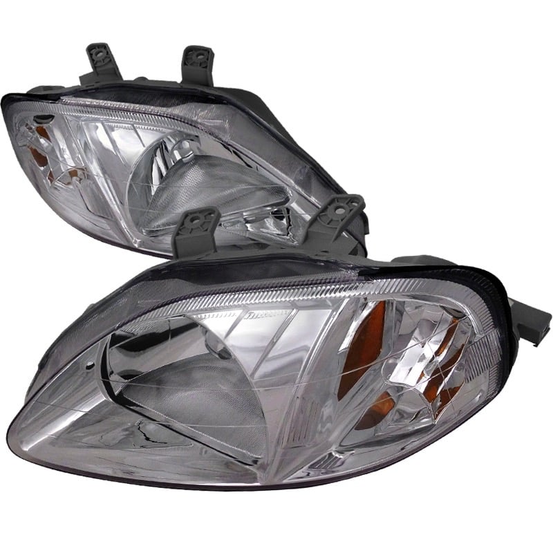 CRYSTAL HOUSING HEADLIGHTS CHROME