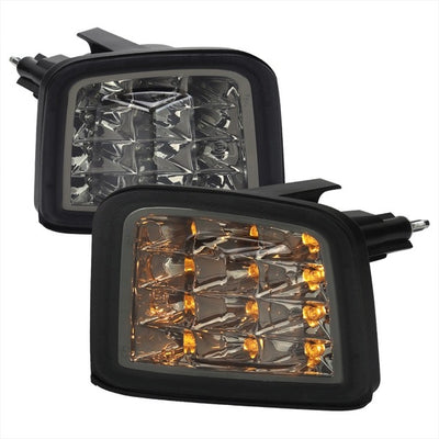 LED BUMPER LIGHT WITH SMOKED LENS AND CHROME HOUSING