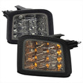 LED BUMPER LIGHT WITH SMOKED LENS AND CHROME HOUSING