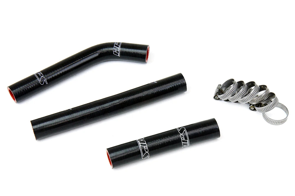 HPS Performance Black Reinforced Silicone Radiator Hose Kit for KTM 07-10 125SX 144SX 150SX