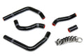 HPS Performance Black Reinforced Silicone Radiator Hose Kit for Honda 05-08 CR125R 2 Stroke