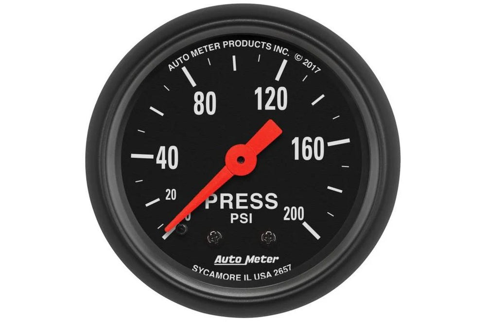 ~(0.8 lbs. 4X4X4)~ GAUGE PRESSURE 2 1/16 IN 200PSI MECHANICAL Z-SERIES