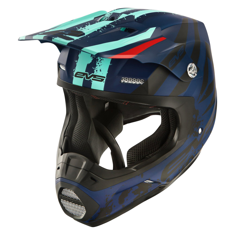 EVS T5 Grappler Helmet Matte Dark Blue - Small