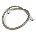 Fragola -6AN Hose Assembly Straight x 90 Degree Steel Nut 36in