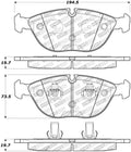 Street Brake Pads w/Shims and Hardware