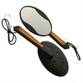 MOTORCYCLE TRIBAL LED LIGHTED MIRROR KITBLACK