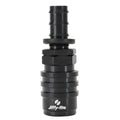 Q/R #10 Male Push Lock to #10 Socket Valved Blk