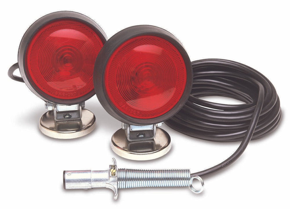 HD TOWING LIGHTS 30FT CORD 4 RND PLUG 70# ROUND MAGNETS / STOCK BOX
