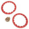 Vision Wheel 2 RED RINGS 32 YELZINC BLT 12 BOR12RYZV-KIT