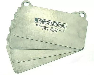 GiroDisc Porsche 911 Carrera S/4S (996/997) Front Titanium Pad Shields