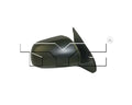 RH MIRROR OUTSIDE REAR VIEW MANUAL; W/COVER; TEXTURED TOYOTA TACOMA 20122015